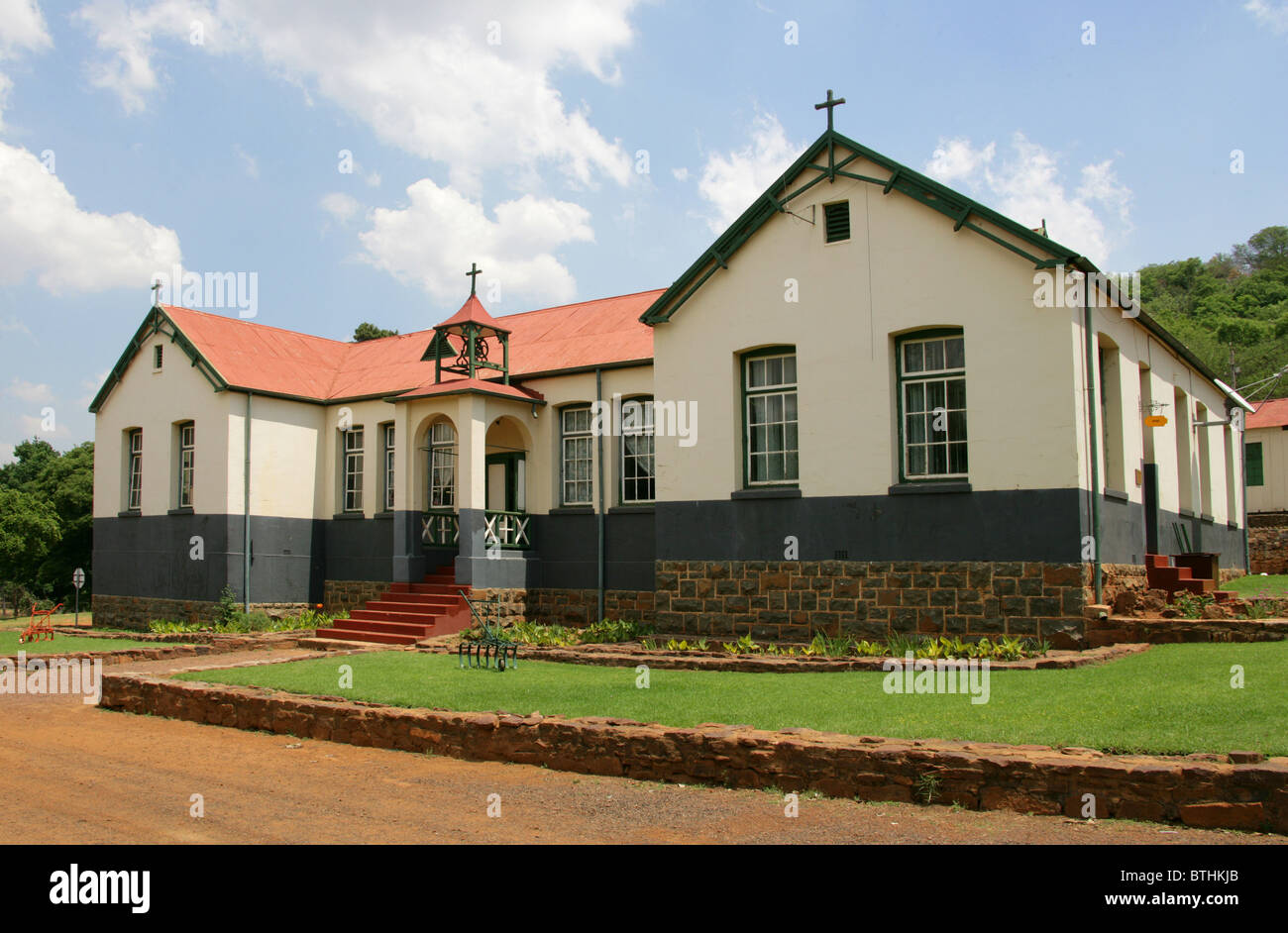 Musée, Botshabelo Historical Village, Afrique du Sud. Banque D'Images
