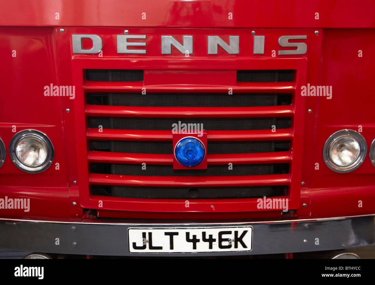 Vieux camion de pompiers à la London Fire Brigade Museum Banque D'Images
