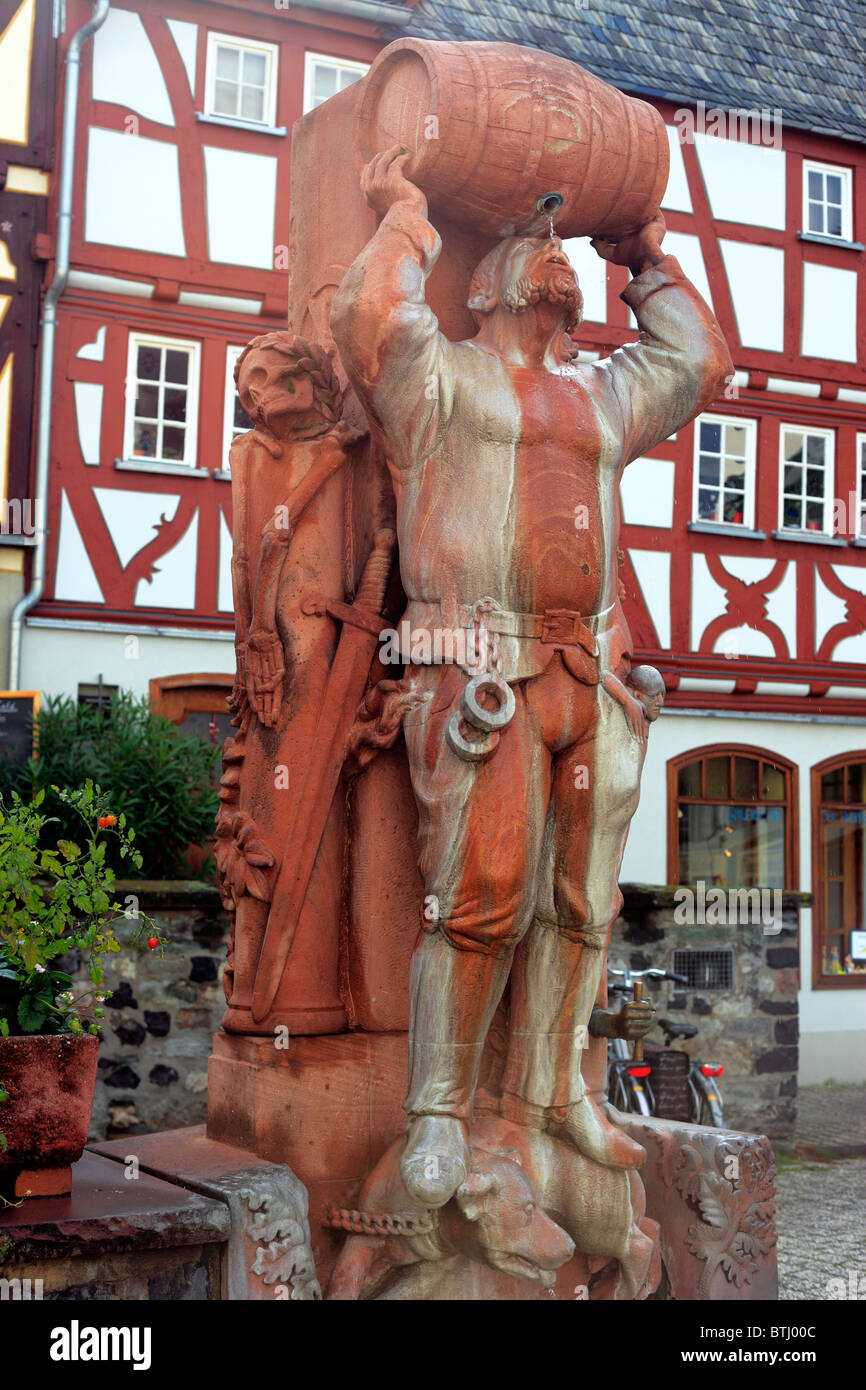Monument situé sur Town Square, Limburg an der Lahn, Hesse, Allemagne Banque D'Images