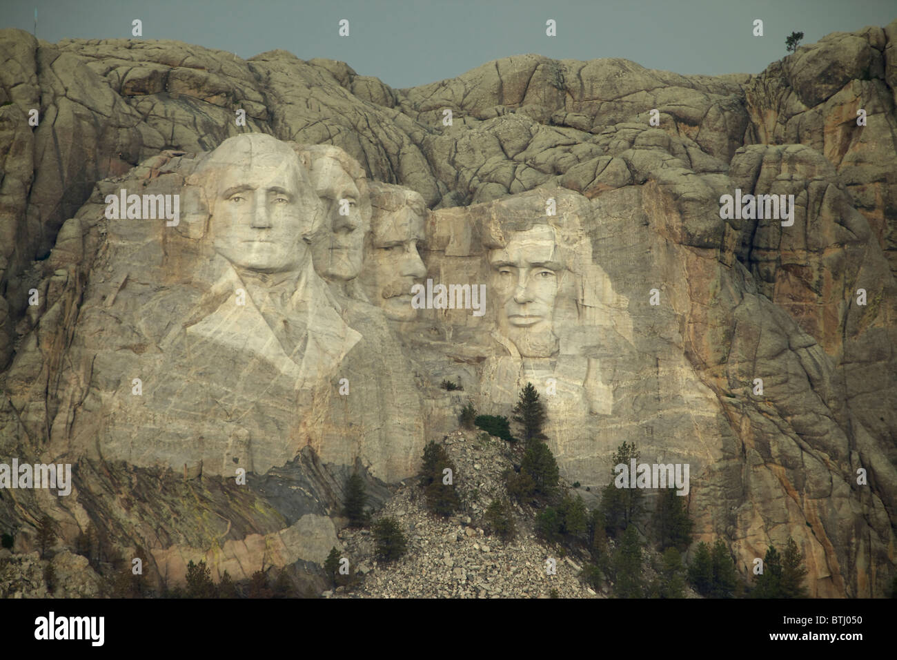 Mount Rushmore National Memorial - Dakota du Sud - commémorant les présidents américains Banque D'Images