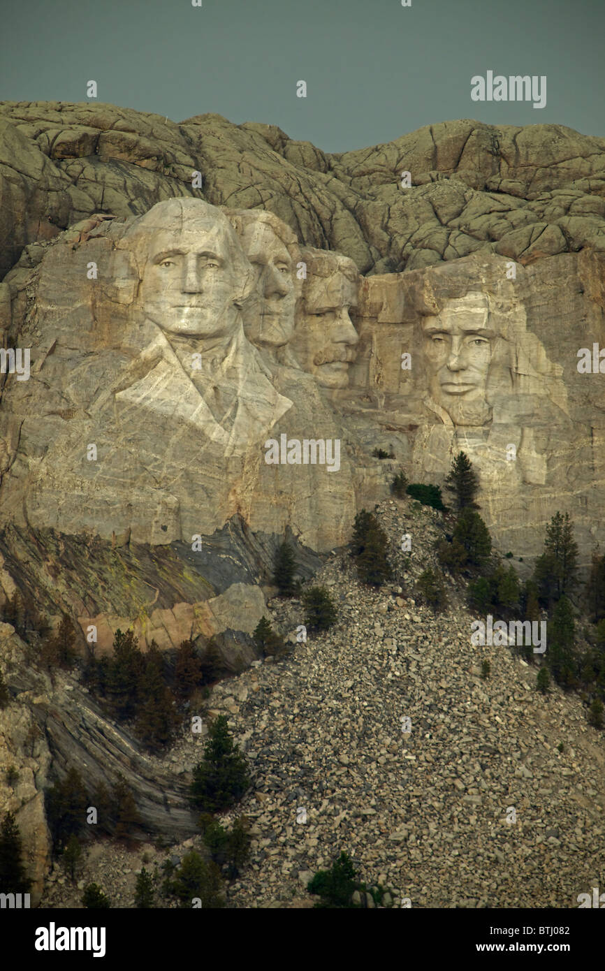 Mount Rushmore National Memorial - Dakota du Sud - commémorant les présidents américains Banque D'Images