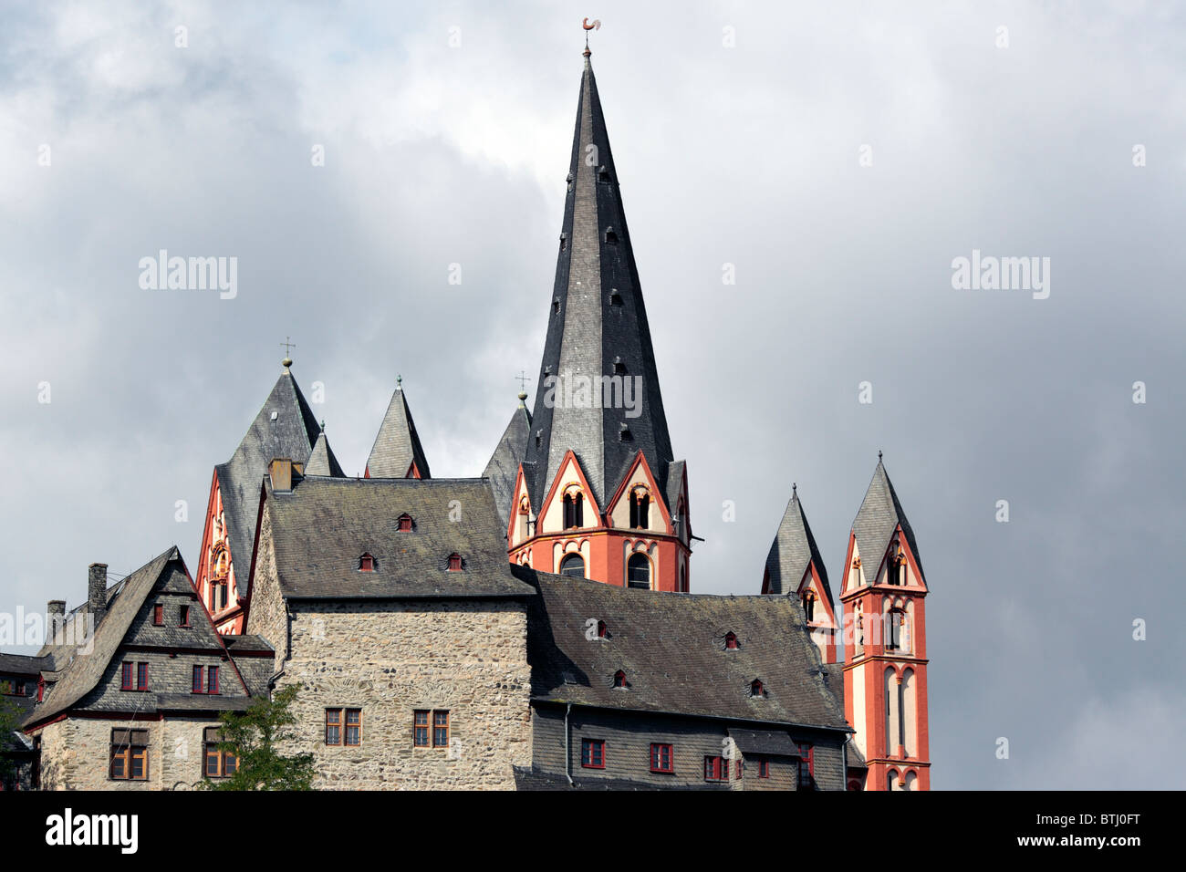 Saint George's Cathedral (13e siècle), Limburg an der Lahn, Hesse, Allemagne Banque D'Images
