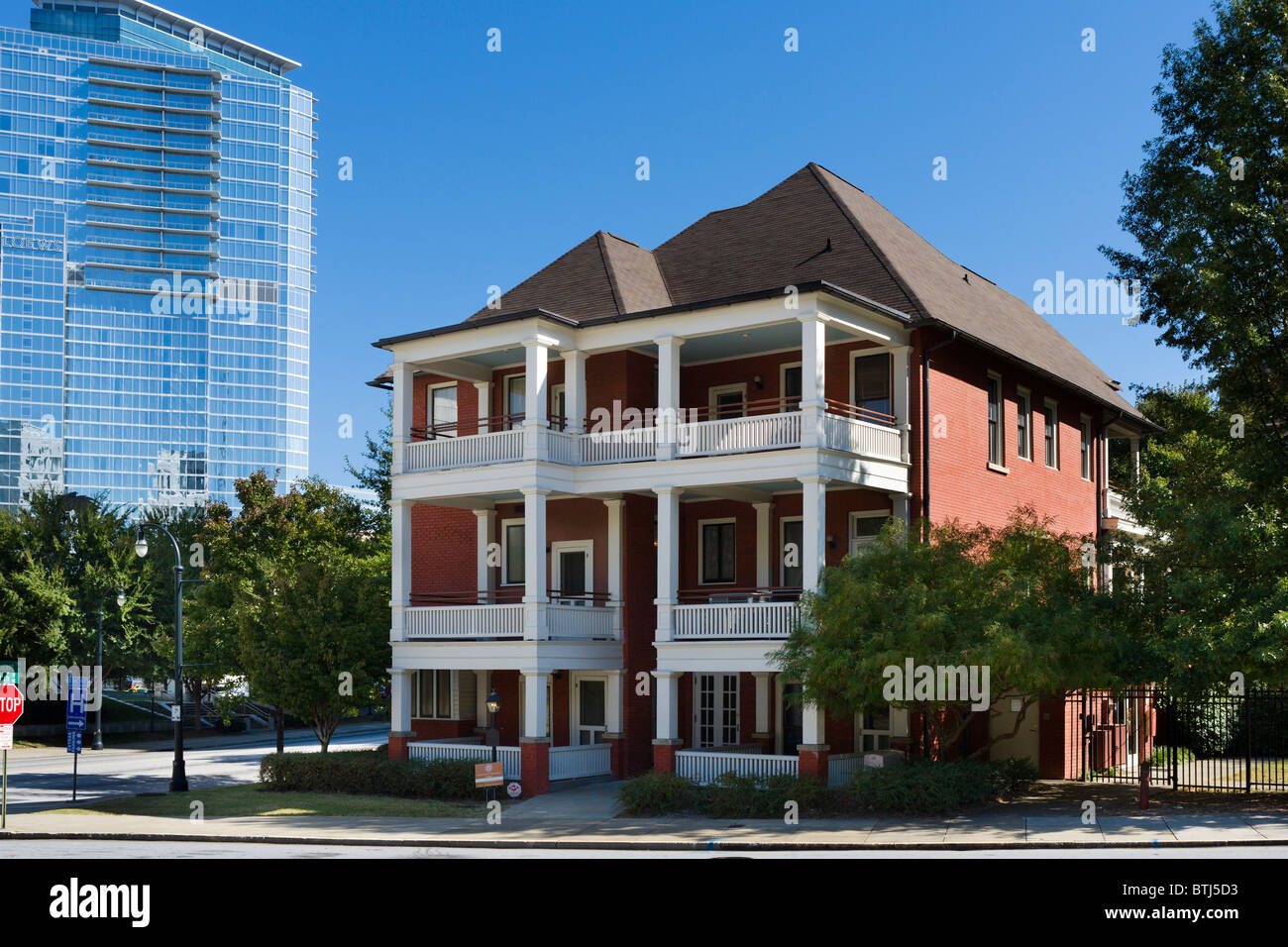Maison de Margaret Mitchell (auteur de "Autant en emporte le vent'), 10ème rue, Midtown Atlanta, Georgia, USA Banque D'Images