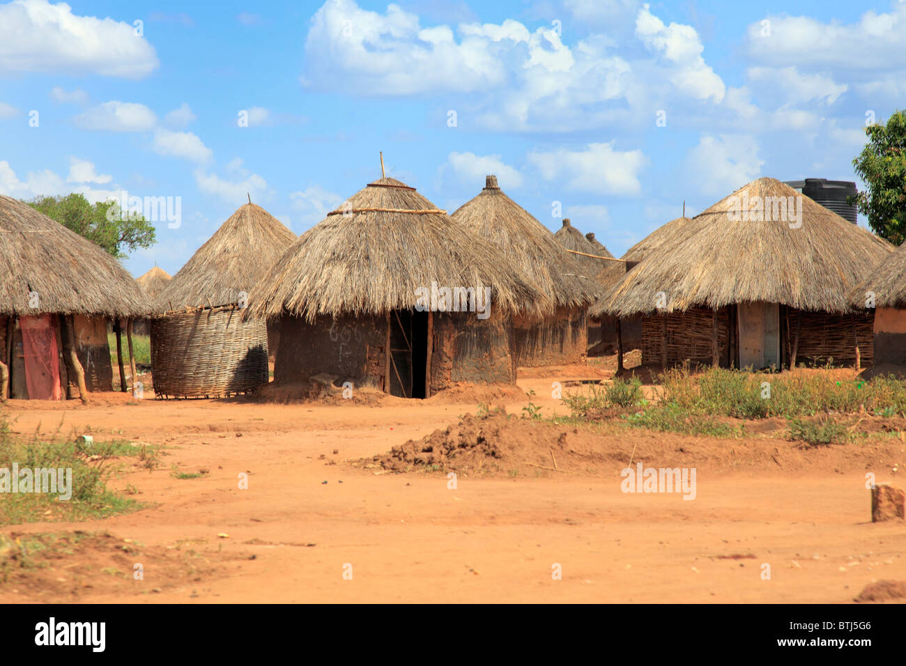 Acholiland, village, en Ouganda, en Afrique de l'Est Banque D'Images
