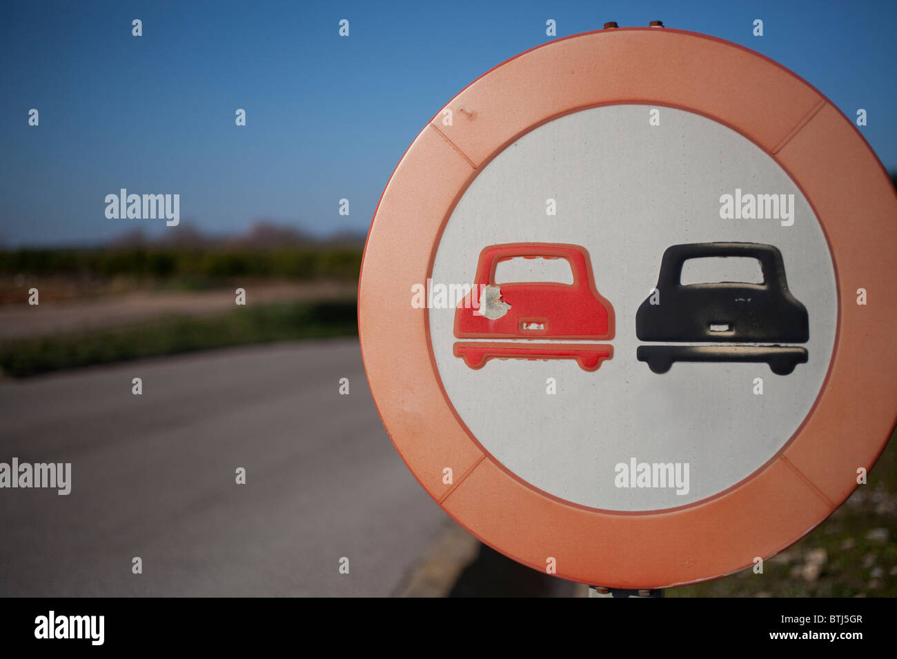 Panneau de signalisation espagne Banque de photographies et d’images à haute résolution Alamy