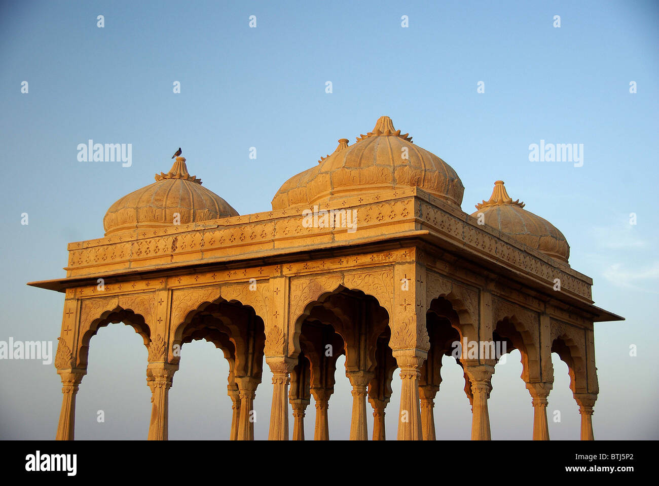 Tombeau de Rajput du Rajasthan, Inde Banque D'Images