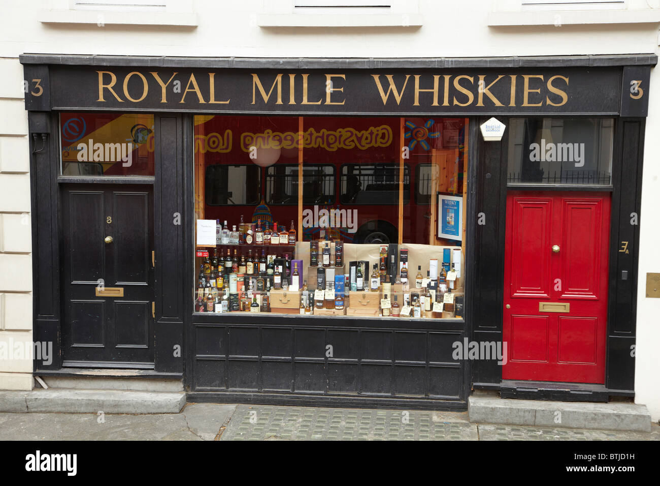 Royal Mile Whiskies, Bloomsbury, Londres, Angleterre, Royaume-Uni Banque D'Images