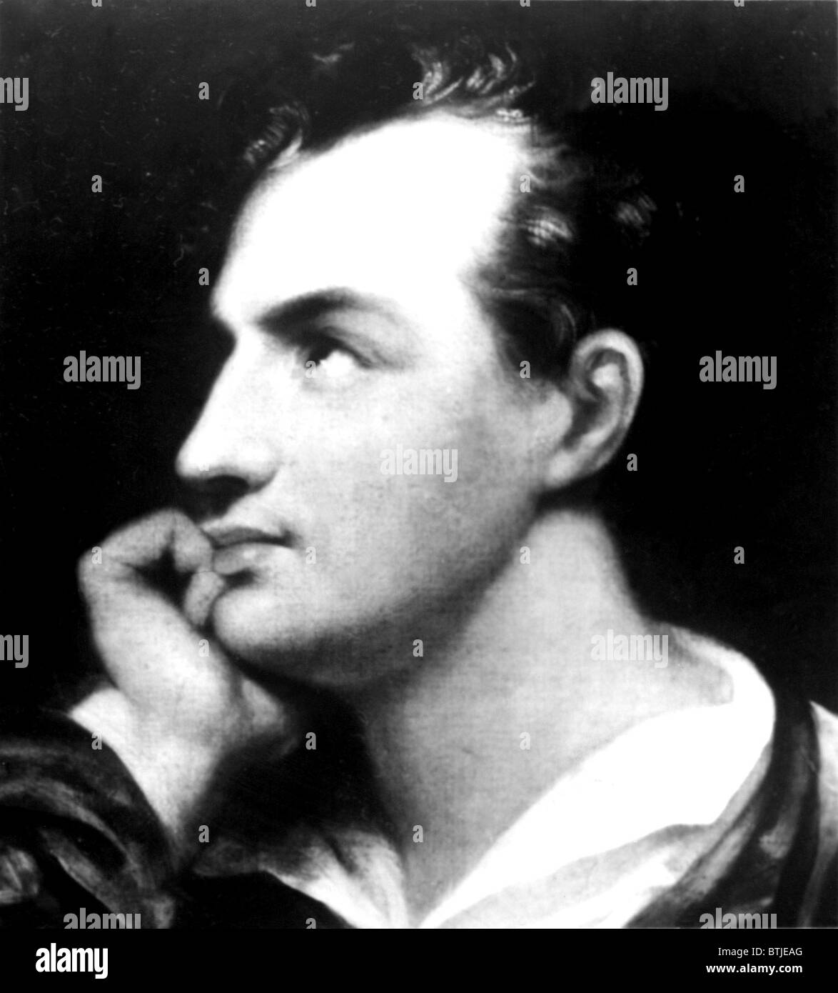 George Gordon Byron (Lord Byron) Banque D'Images