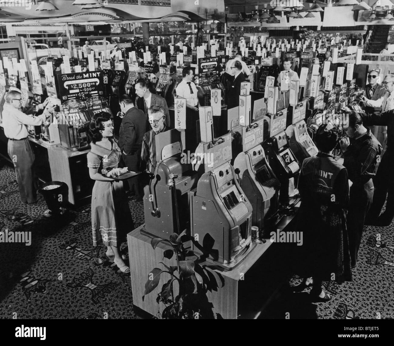 Machines à sous dans un casino à Las Vegas, Nevada Banque D'Images