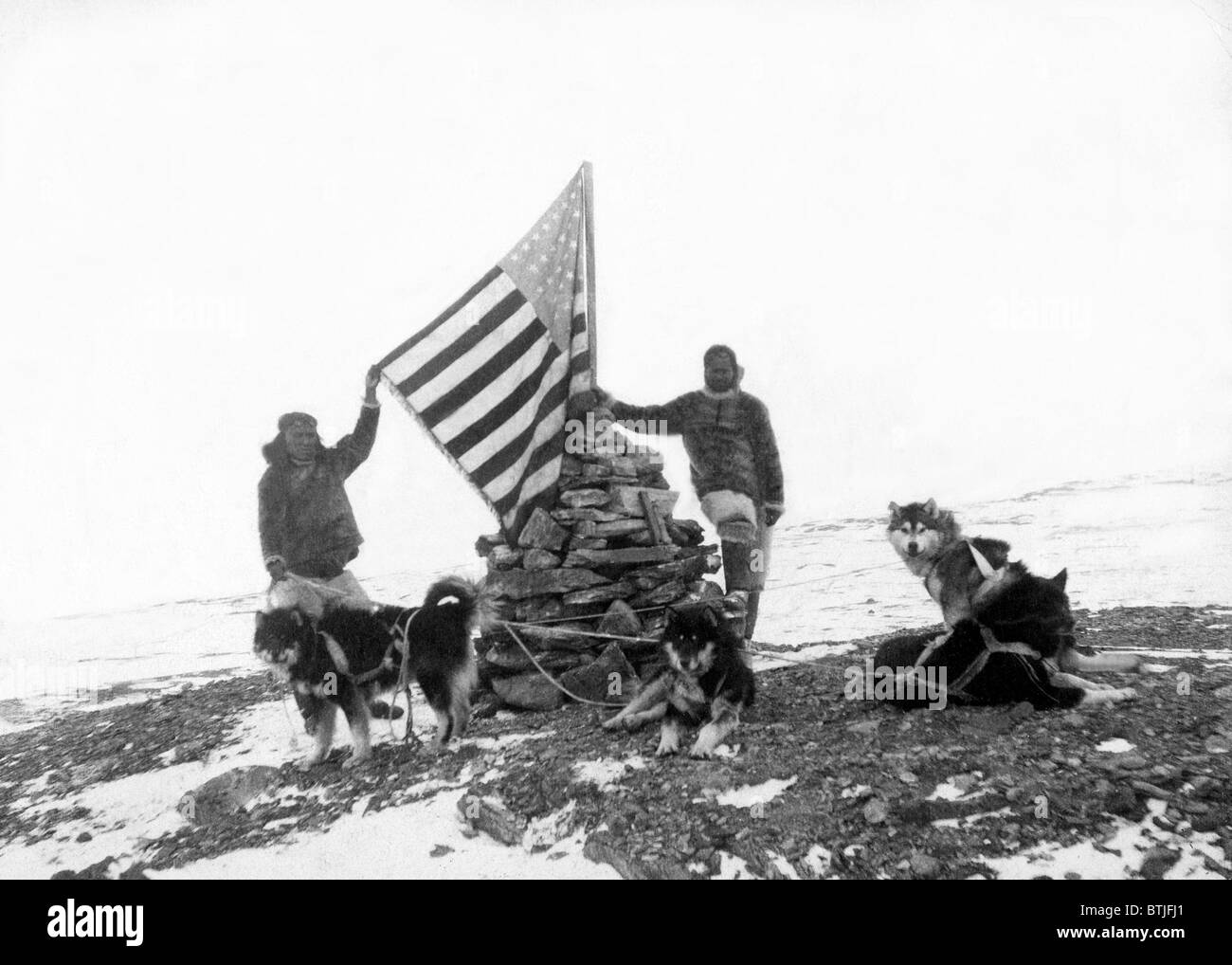 De Robert E. Peary Peary, expédition au pôle Nord, 1902-1905. Banque D'Images