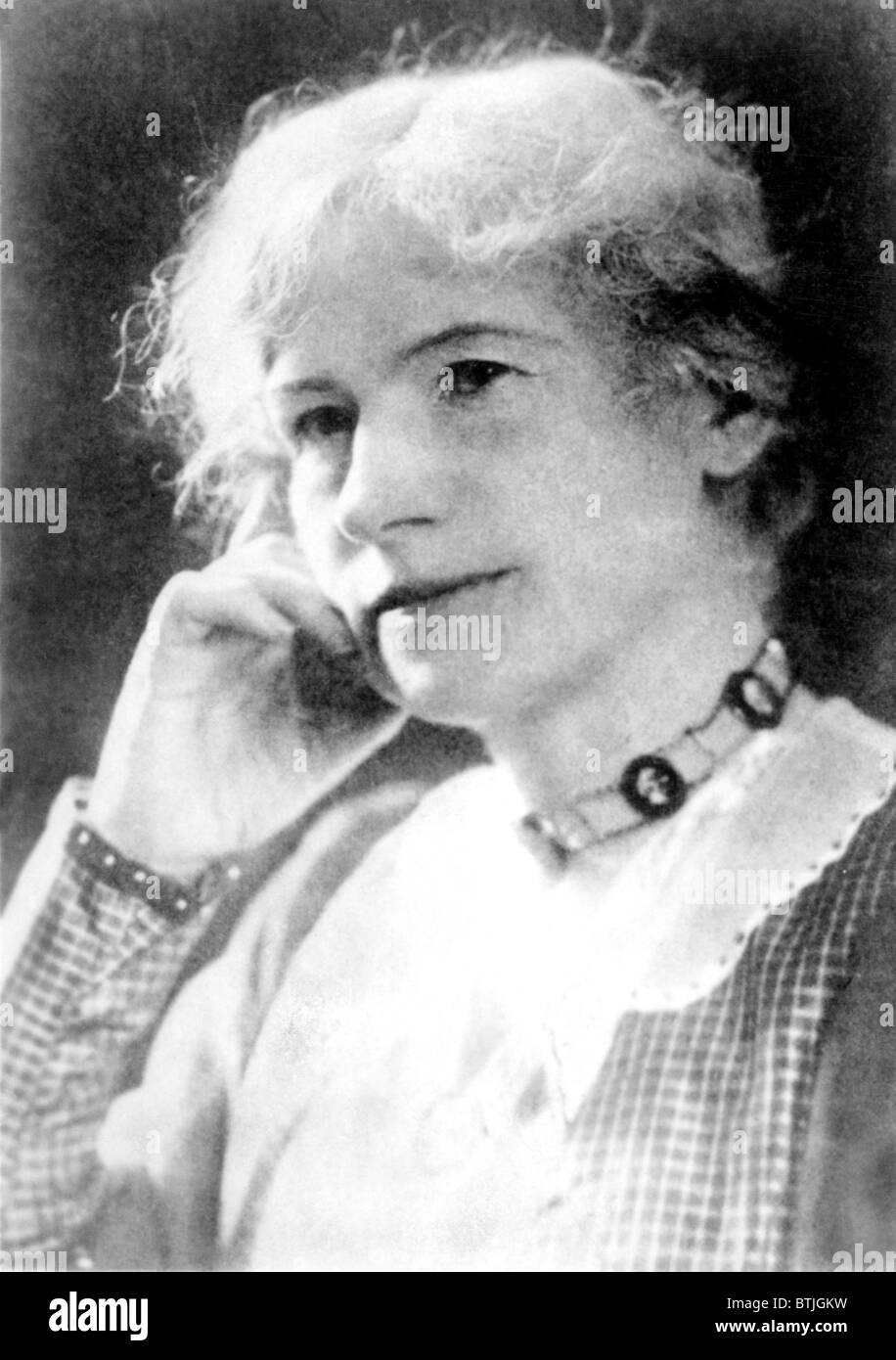 Annie Oakley, (aka : Phoebe Anne Oakley Moïse), dans la dernière photo prise de son, vers 1926, à environ 66 ans. Credit : CSU Banque D'Images