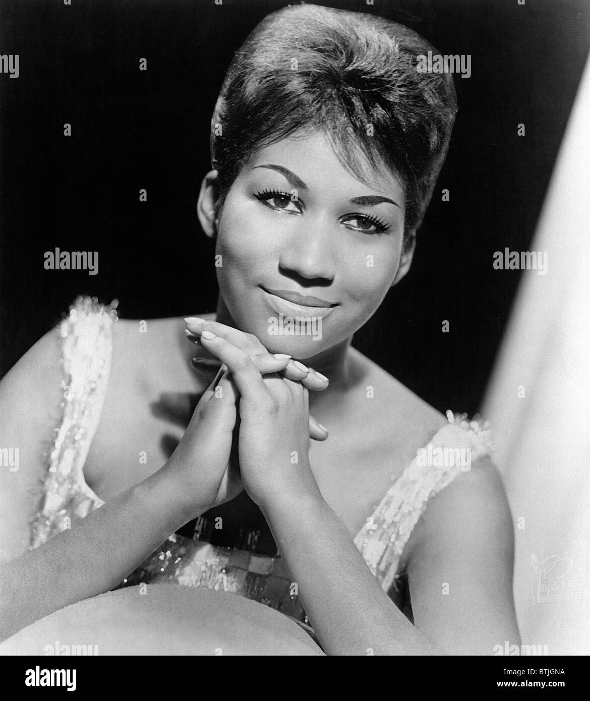 ARETHA FRANKLIN, 1964, Columbia Records portrait publicitaire. Archives CSU/Everett Collection. Banque D'Images