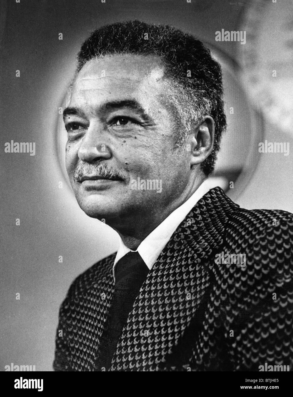 Coleman Young, maire de Detroit, Michigan (1974-1994). Photo du 1977 Banque D'Images
