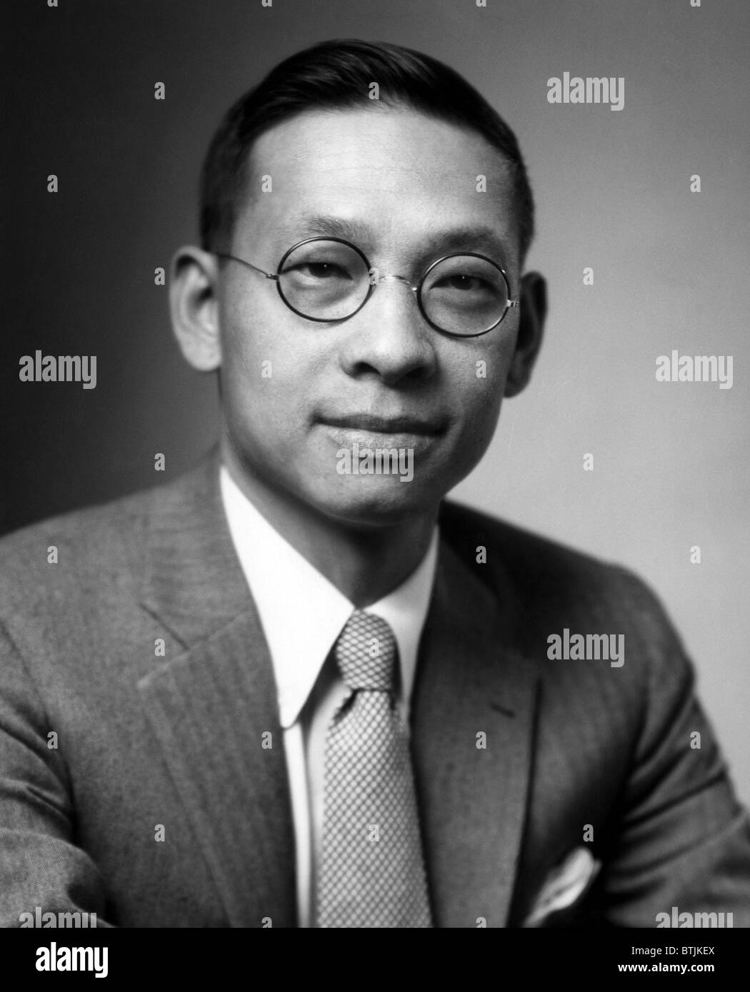 Ieoh Ming Pei, (aka I.M. Pei), architecte sino-américaine, 1957. Banque D'Images