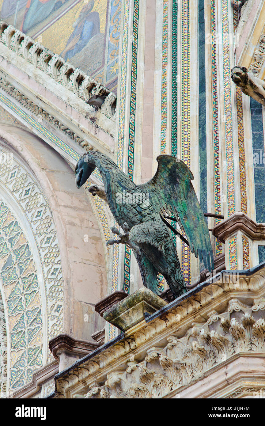 Duomo di Orvieto Orvieto Italie 14e siècle cathédrale catholique romaine Ombrie Banque D'Images