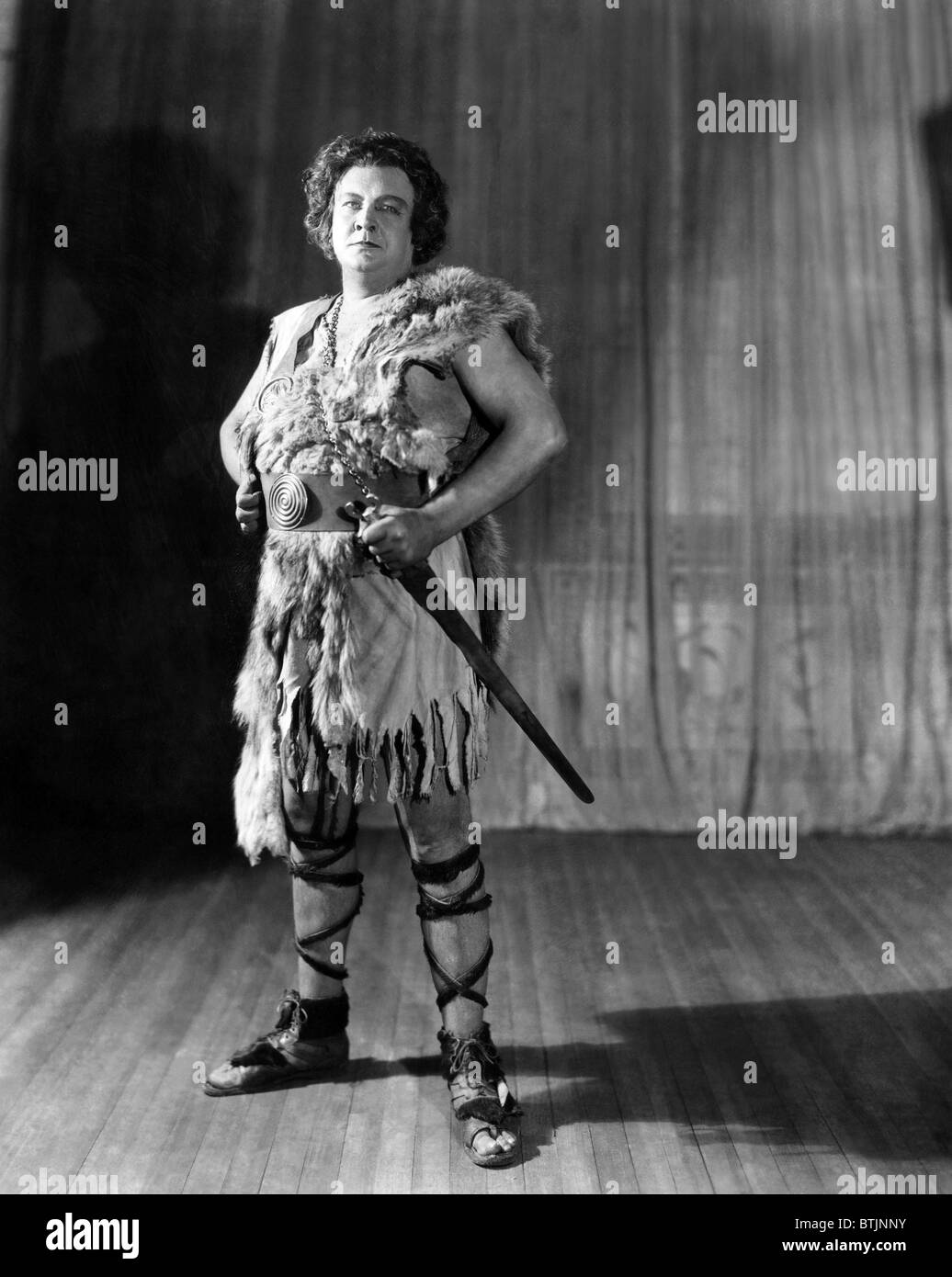 Lauritz Melchior effectuant la chanteuse d'opéra dans 'Die Walkure', 1939. Banque D'Images