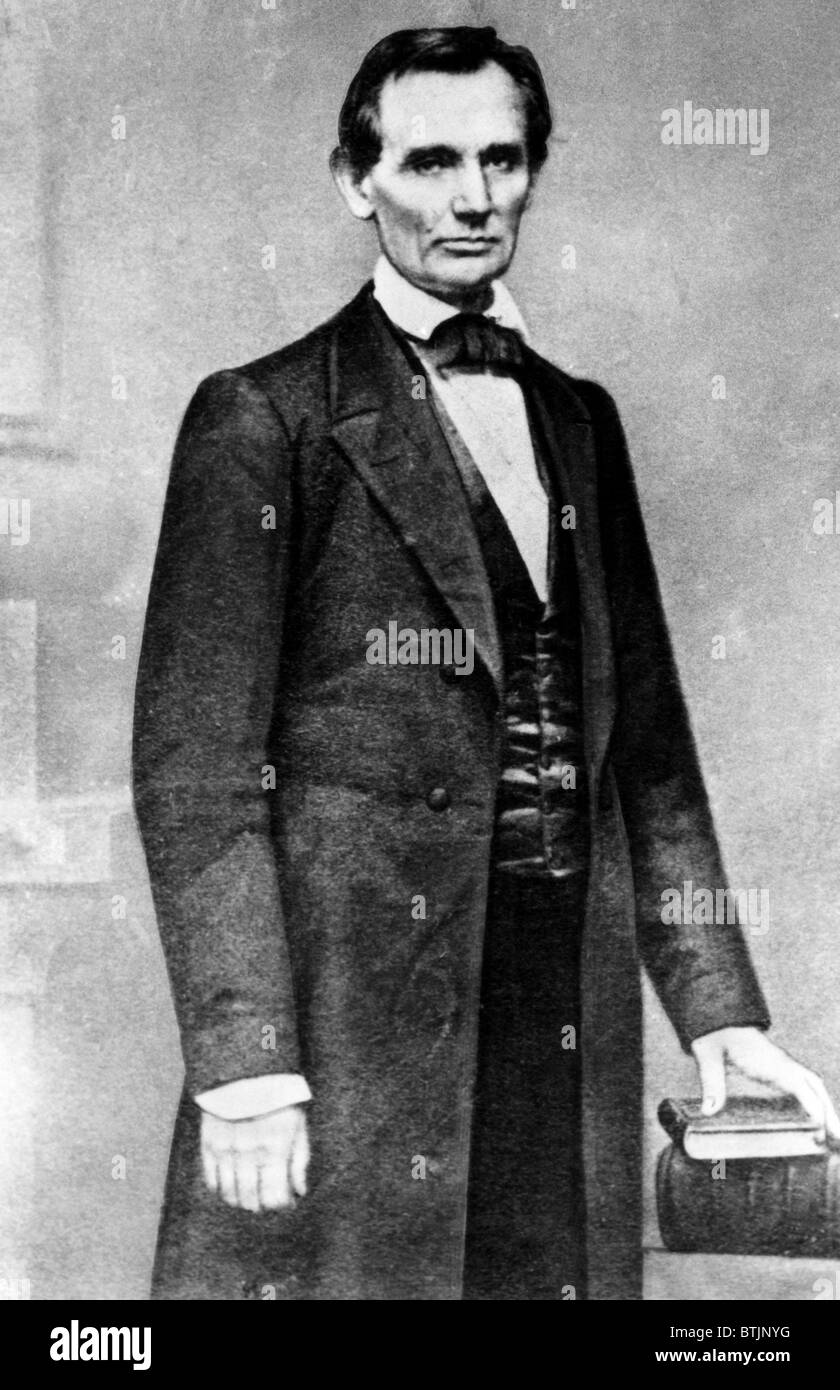 Abraham Lincoln (1809-1865), Président des États-Unis (1861-1865), circa 1840. Archives CSU/avec la permission d'Everett Collection Banque D'Images