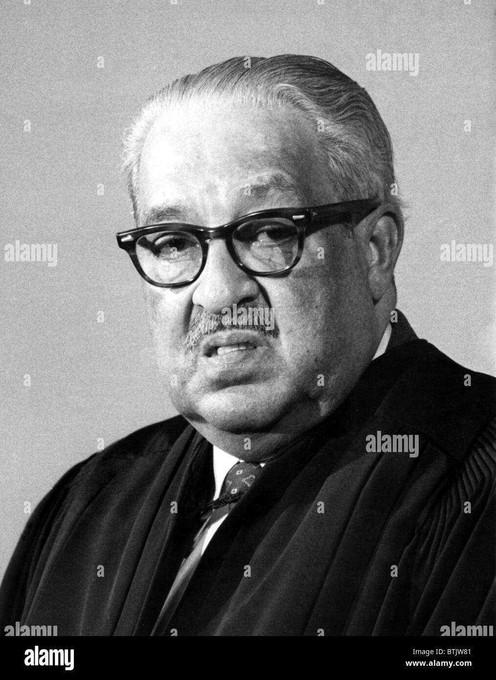 Thurgood Marshall (1908-1993) Juge de la Cour suprême des Etats-Unis, photo:5/5/76 Banque D'Images