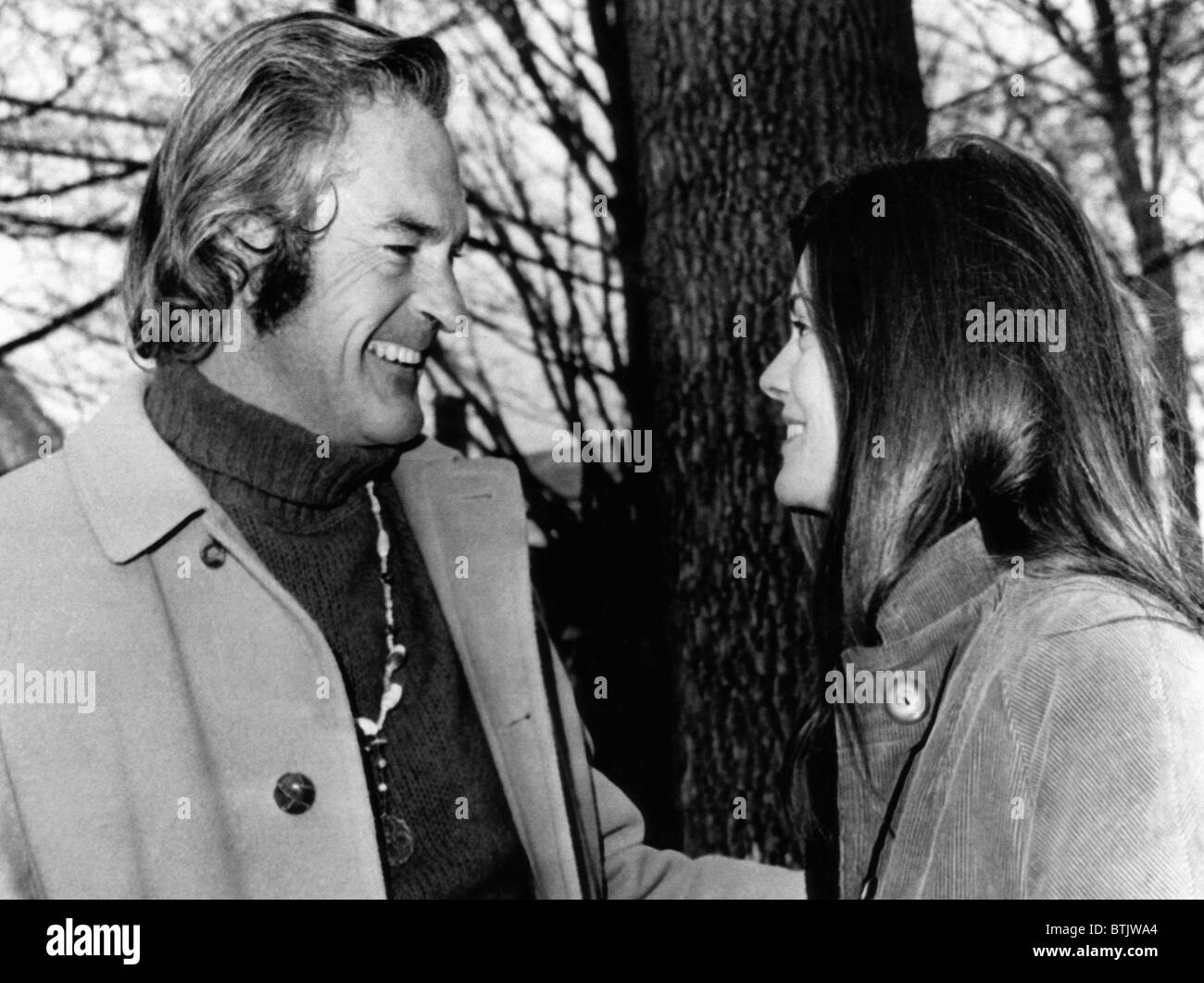 Timothy Leary (1920-1996), et sa femme Rosemary Leary, suite à son interpellation pour la possession et la vente de drogues illicites. Il p Banque D'Images