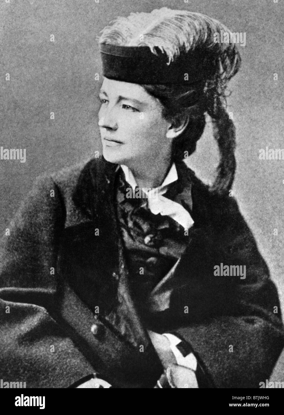 Woodhull Victoria (1838-1927), début de l'American Woman's rights leader, circa 1890. Archives CSU/avec la permission d'Everett Collection Banque D'Images