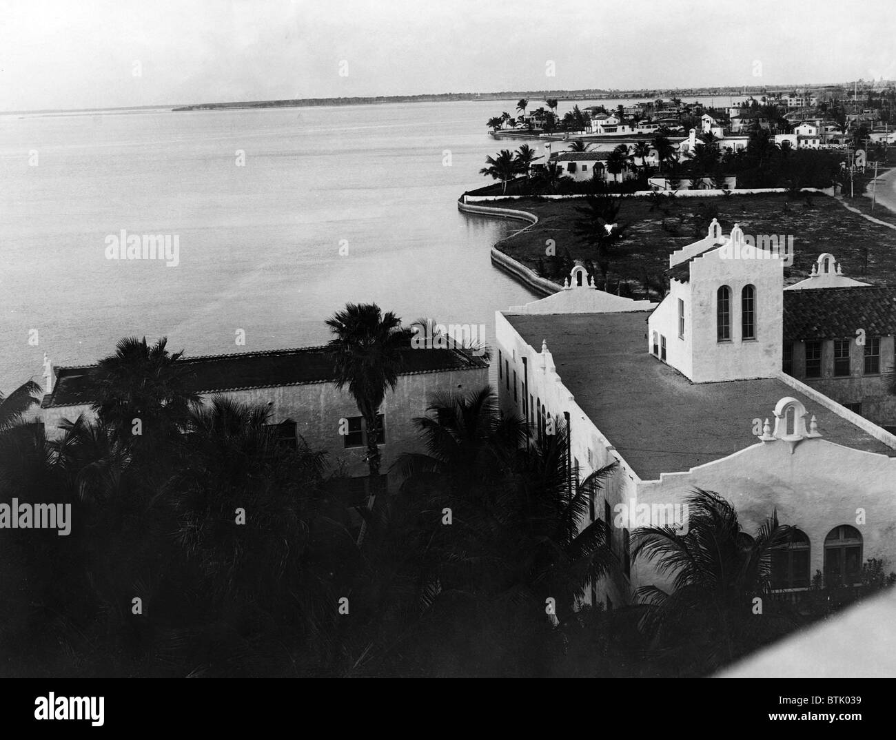 Miami Beach, Floride, ca. Années 1920. Avec la permission de : Archives CSU/Everett Collection. Banque D'Images Miami Beach, Floride, ca. Années 1920. Avec la permission de : Archives CSU/Everett Collection. Banque D'Images