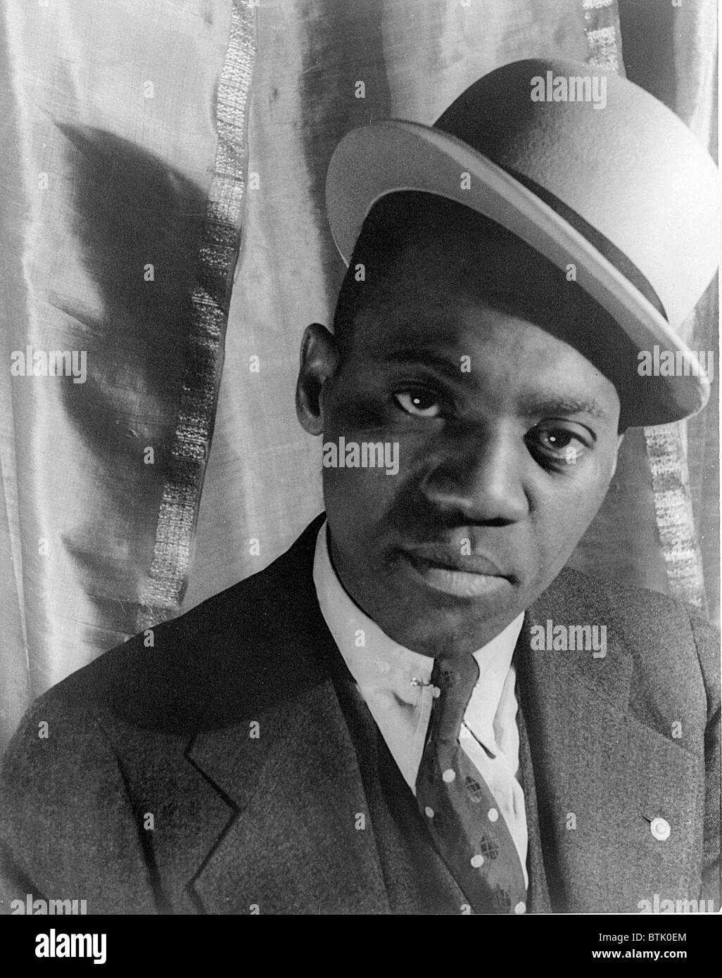 Bill Robinson (1878-1949), également connu sous le nom de Bojangles, célèbre acteur et danseur afro-américain. 1933. Banque D'Images