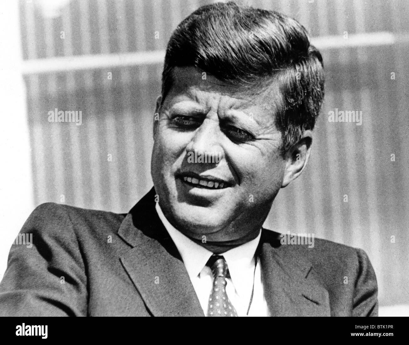 JFK : Mille jours -- ET DIX ANS, CBS News Rapport Spécial, John F. Kennedy, diffusée 10/19/1973. Banque D'Images
