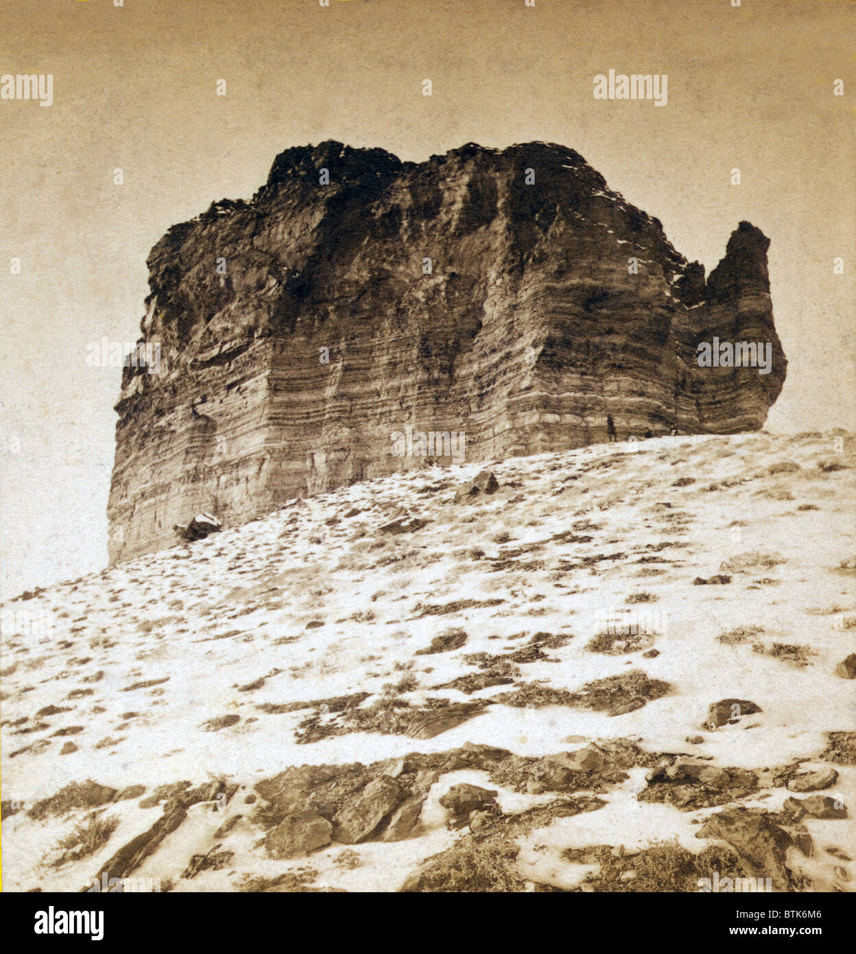 Plateau électrique Butte, près de Green River, Wyoming Ville est devenu