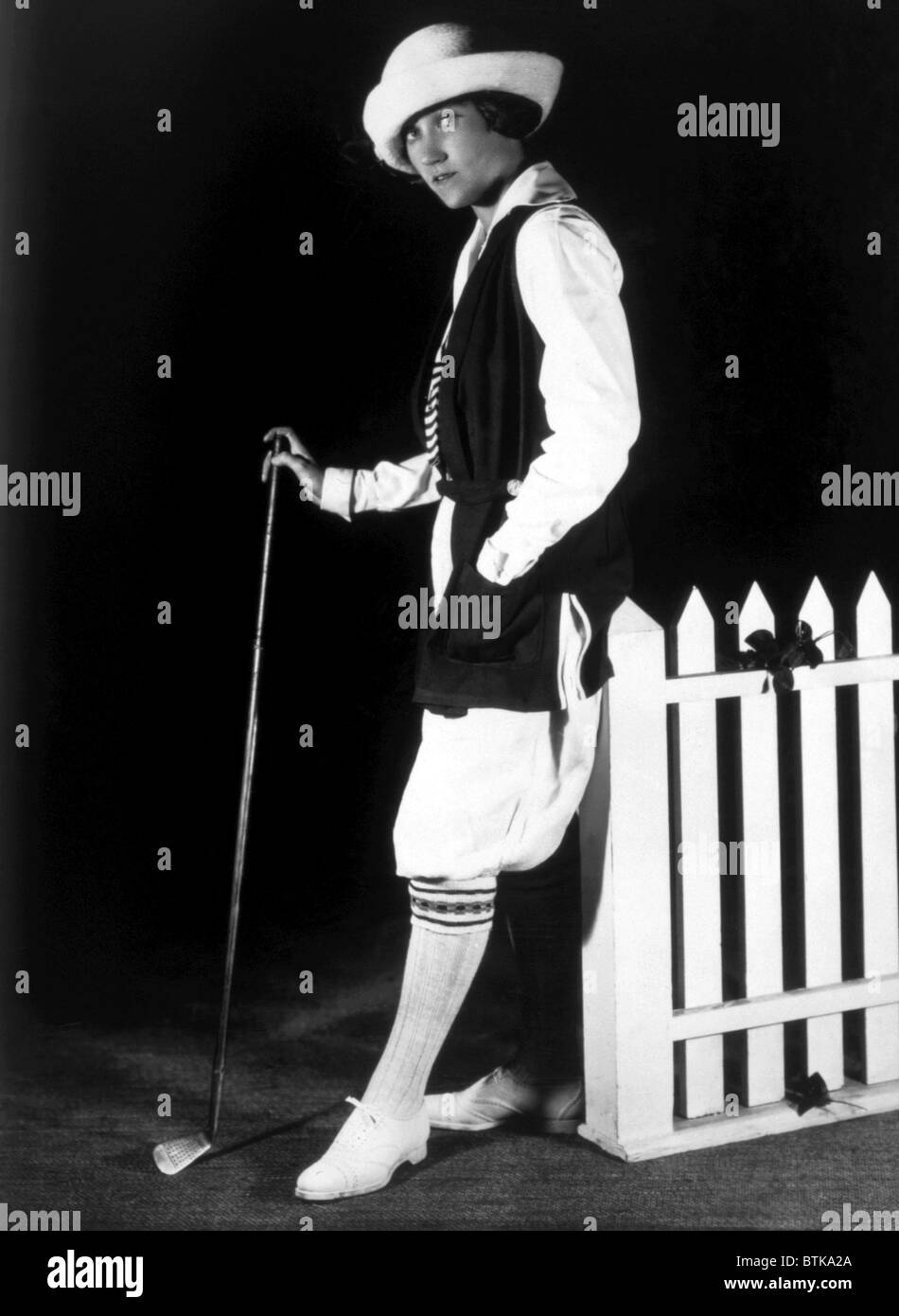 Costume de golf pour les femmes, 1922. Photo : Courtesy Everett Collection Banque D'Images