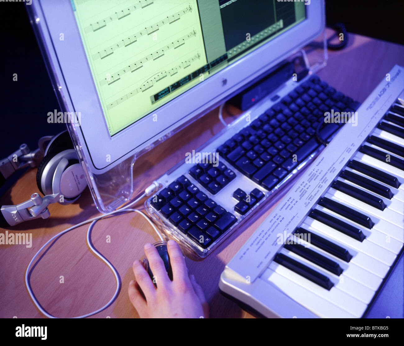 La composition d'un ordinateur Banque D'Images