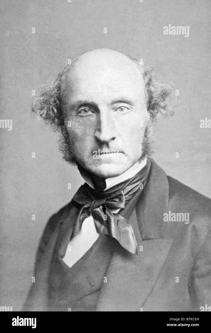 John Stuart Mill (1806-1873) Banque D'Images