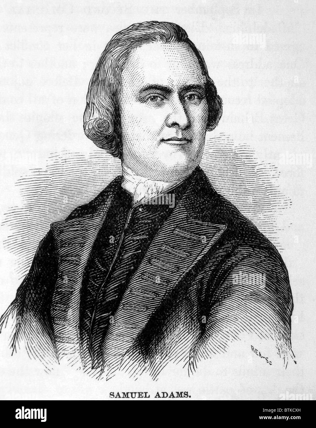 Samuel Adams (1722-1803) Banque D'Images