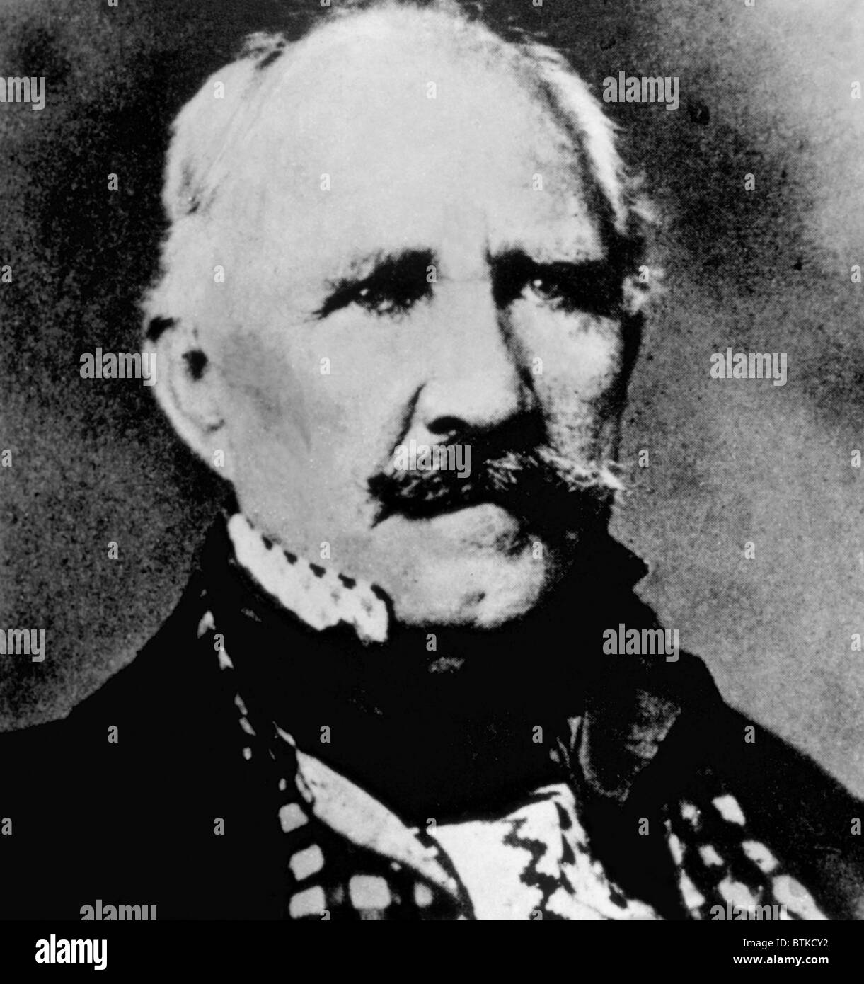Le général Sam Houston (1793-1863), photo de Mathew Brady Banque D'Images