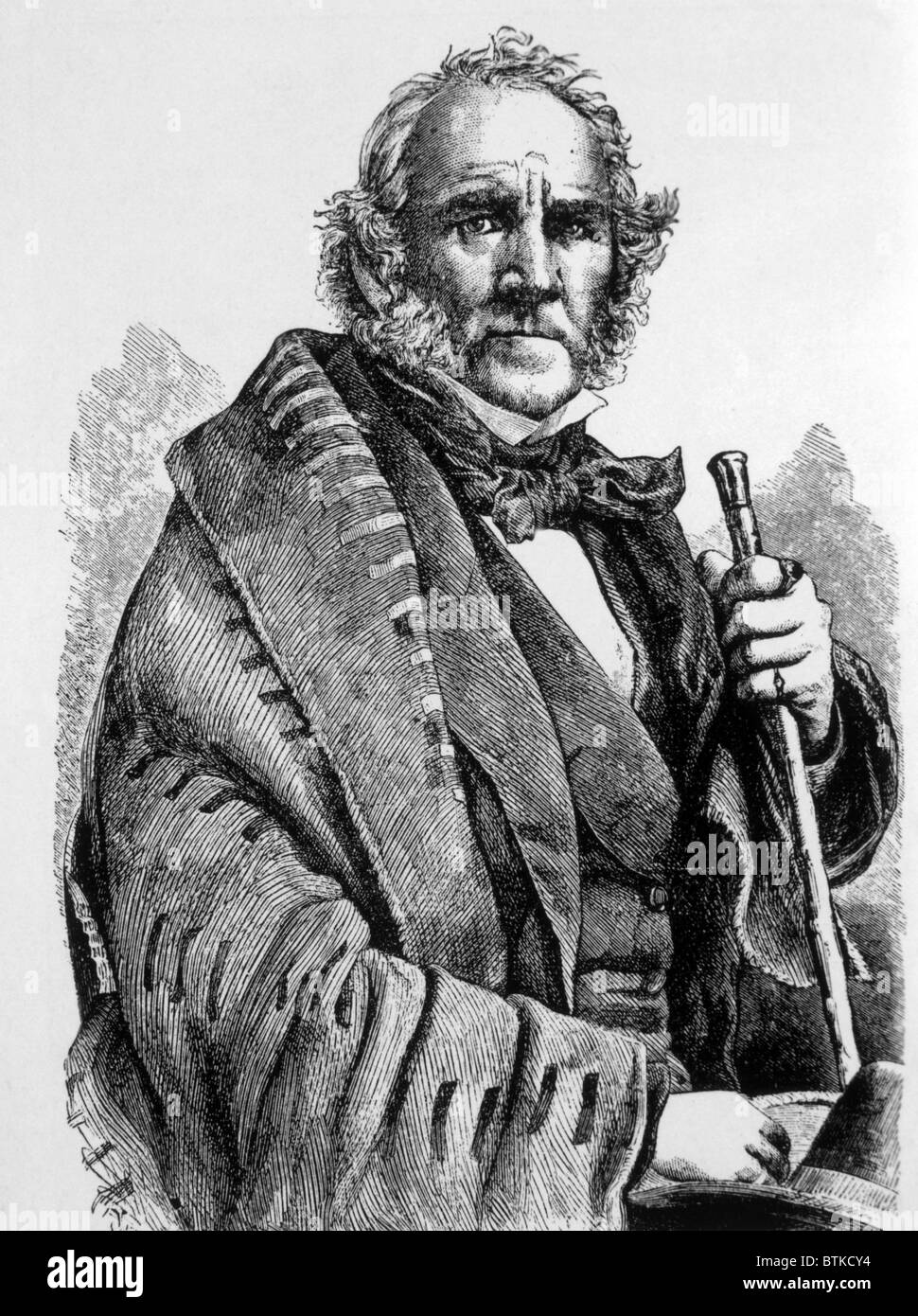 Le général Sam Houston (1793-1863) Banque D'Images