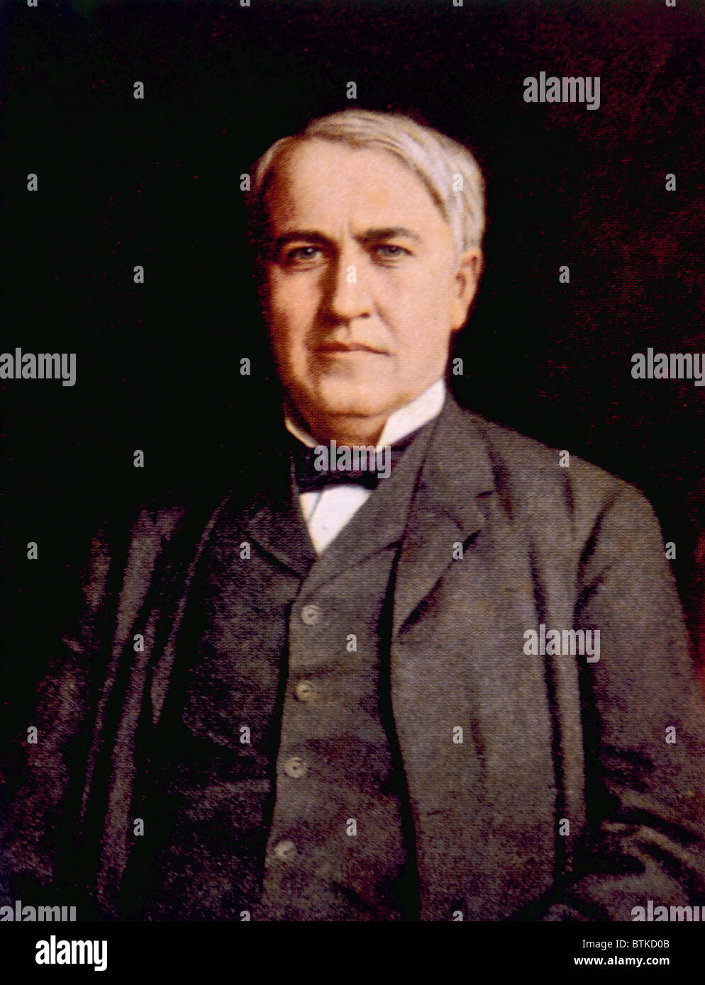 Thomas Alva Edison (1847-1931) Banque D'Images