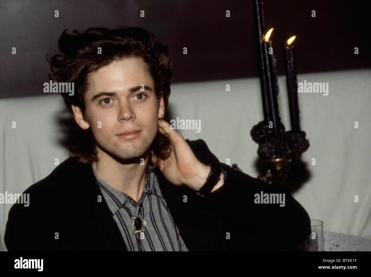 C. Thomas Howell au Palladium nightclub, New York, NY, vers 1980. photo : Karen Petersen/Everett Collection Banque D'Images