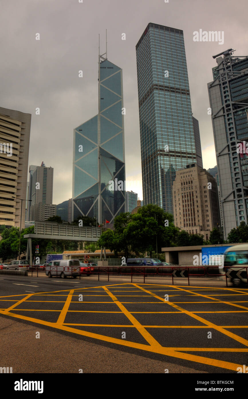 Le centre de Hong Kong abrite la Banque de Chine Banque D'Images
