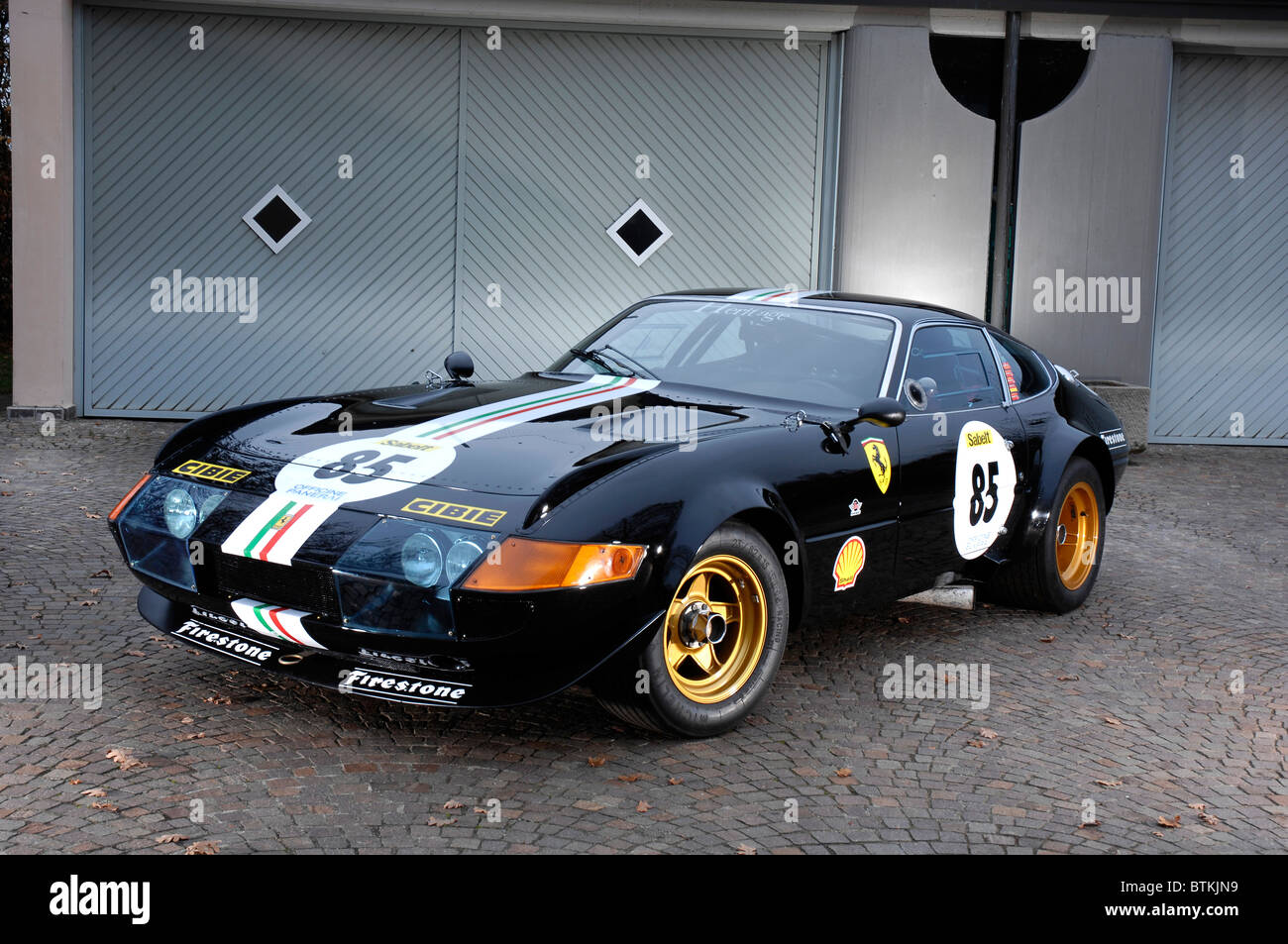 Quittent Le Ferrari 1972 Banque D'Images
