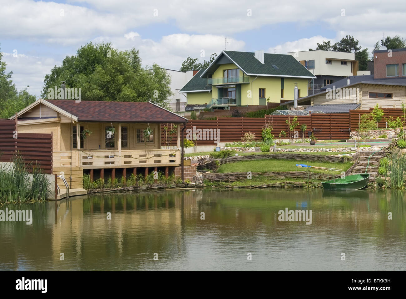 Village de règlement de mes rêves Banque D'Images