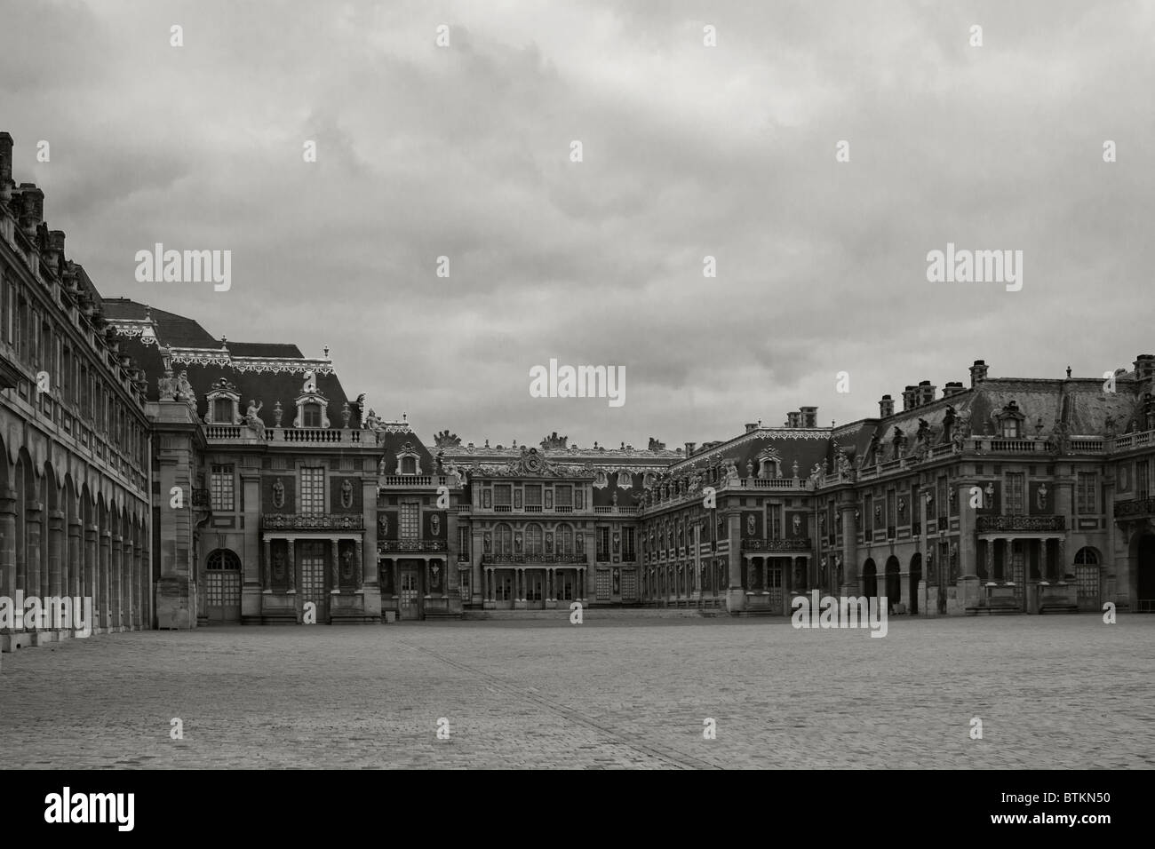 Versailles, la "cour de Marbre" cour de Marbre Photo Stock Alamy