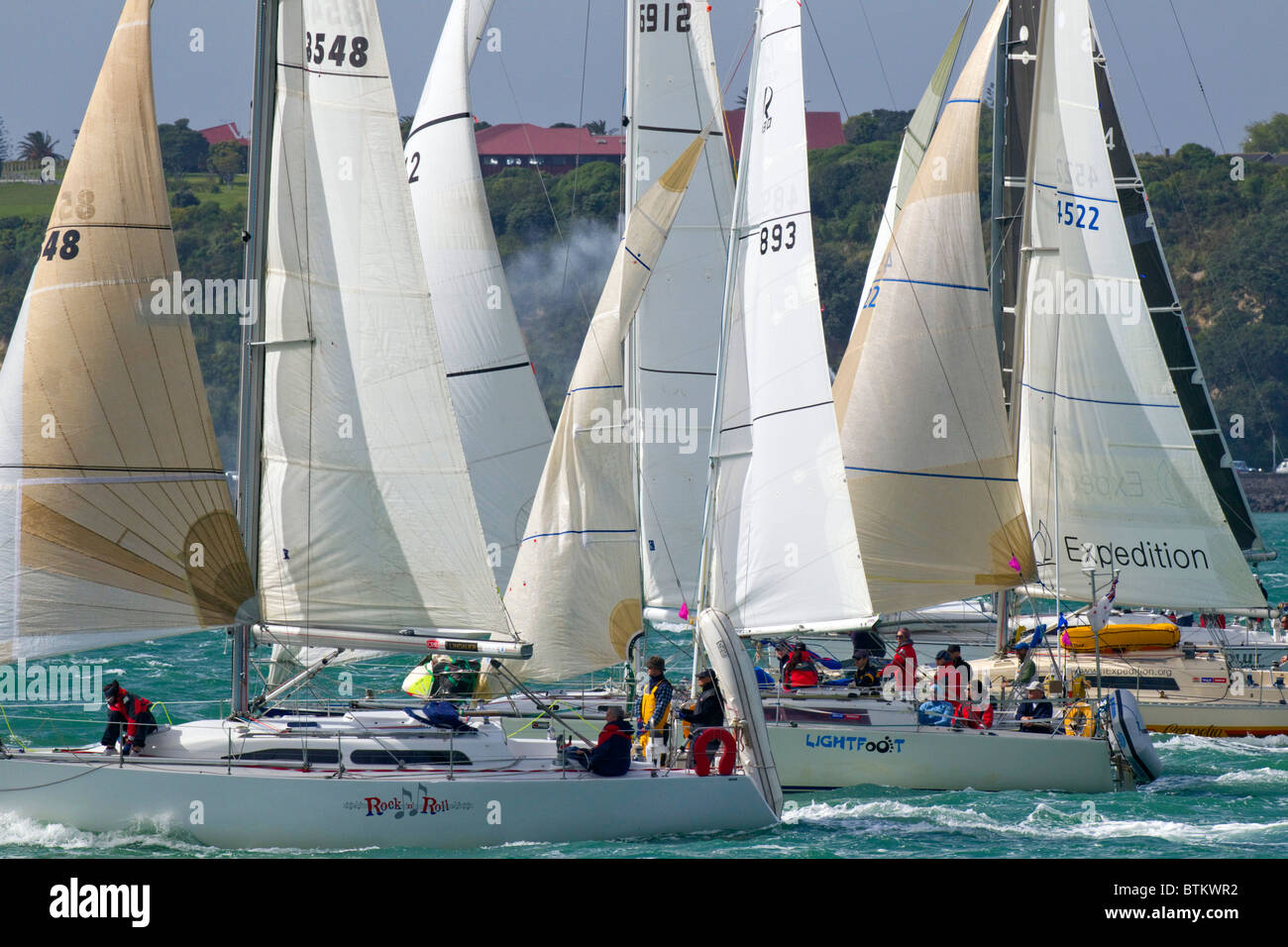 L'ensemble HSBC Premier Coastal Classic yacht race Banque D'Images