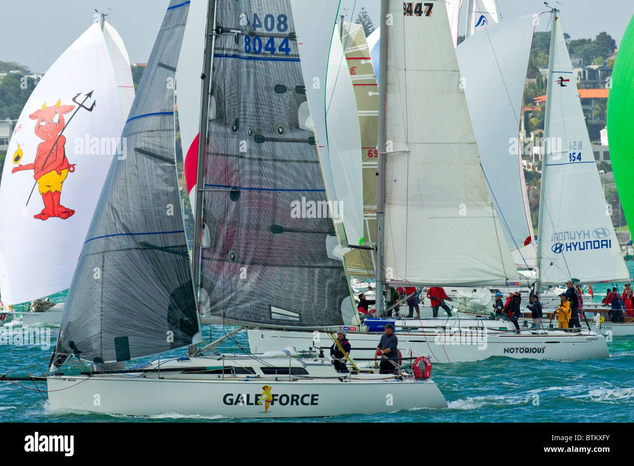 L'ensemble HSBC Premier Coastal Classic yacht race Banque D'Images