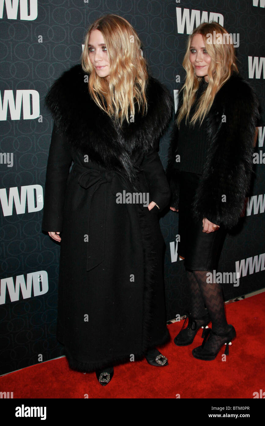 Ashley et Mary-Kate Olsen Banque D'Images