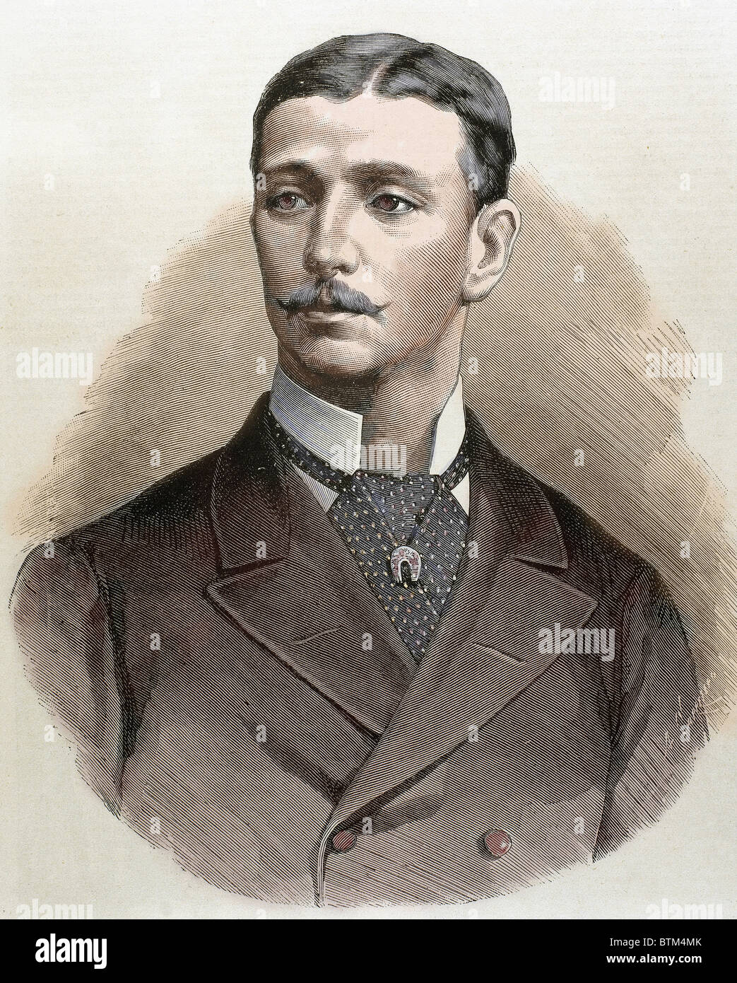 Bonaparte, Eugène Louis Napoléon (1856-1879). Prince français. Fils de Napoléon III et l'Impératrice Eugénie. Banque D'Images
