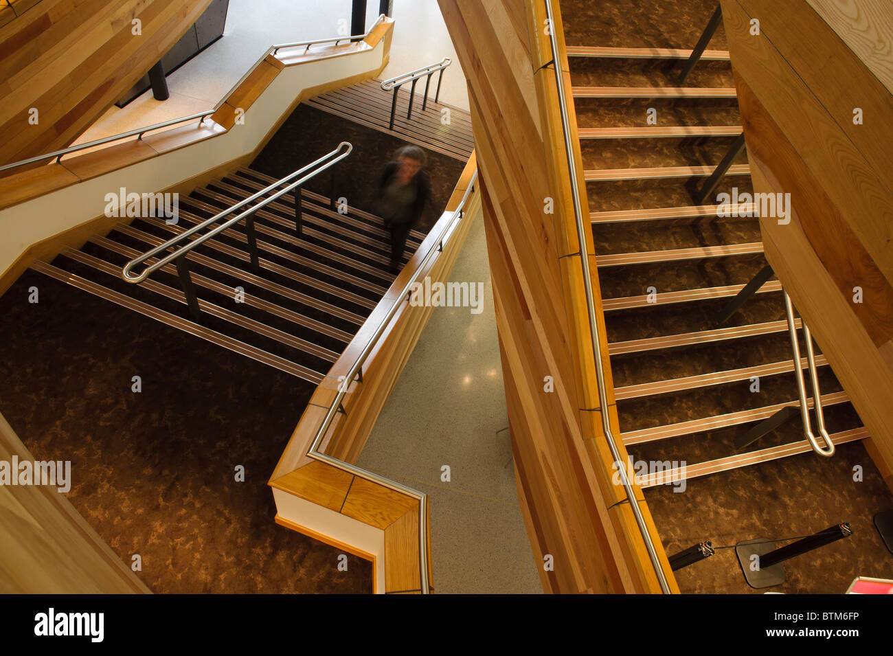 L'intérieur du Wales Millennium Centre, Cardiff Wales UK Banque D'Images