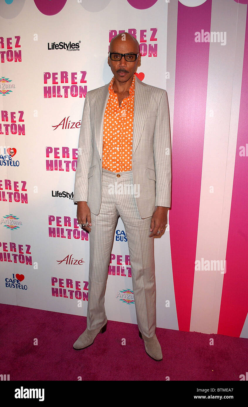 Perez Hilton 32e anniversaire Banque D'Images