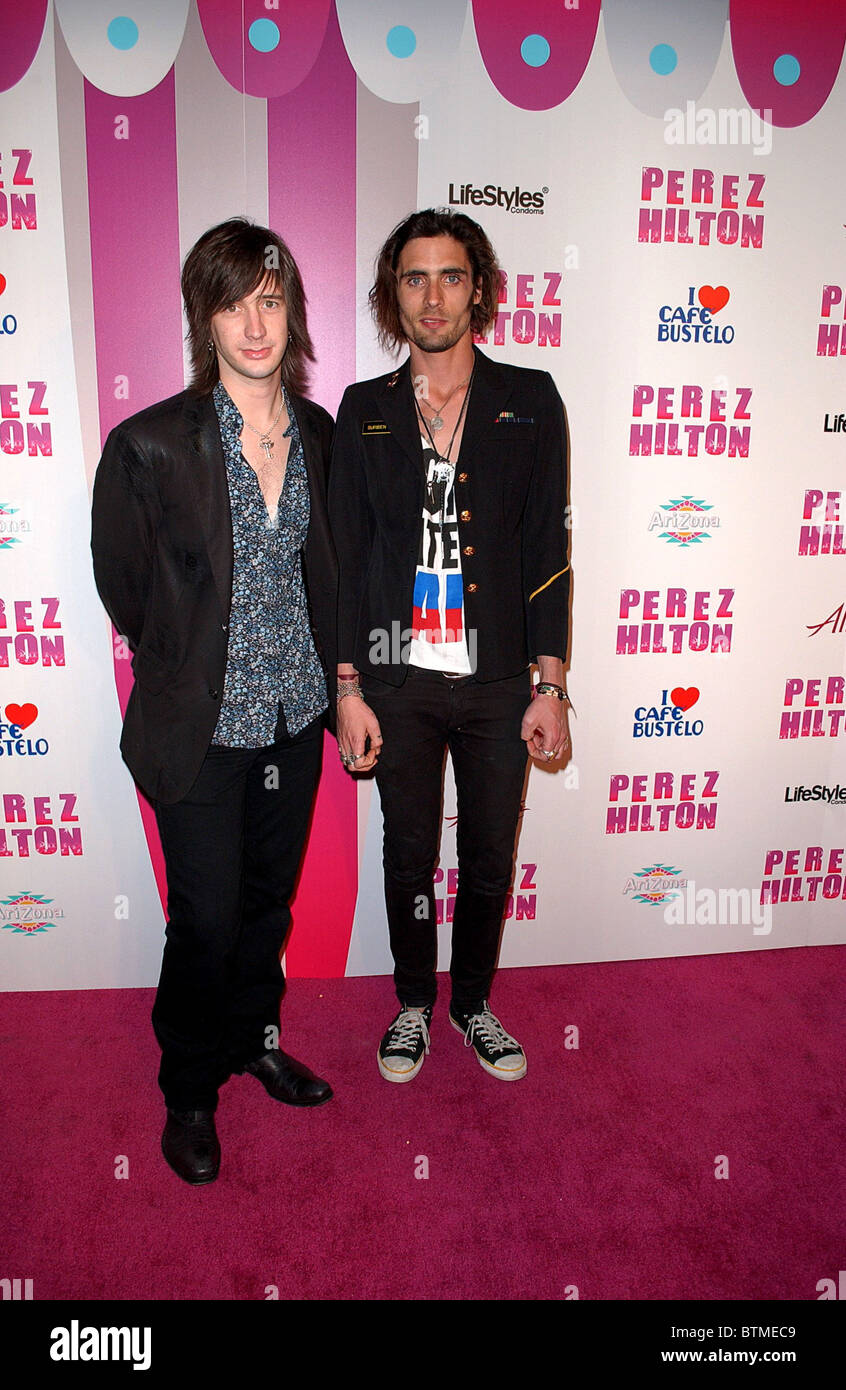 Perez Hilton 32e anniversaire Banque D'Images