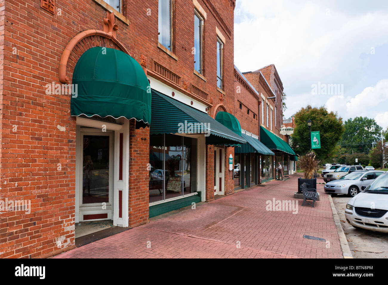 Le centre-ville de Greensboro, North Carolina, USA Banque D'Images