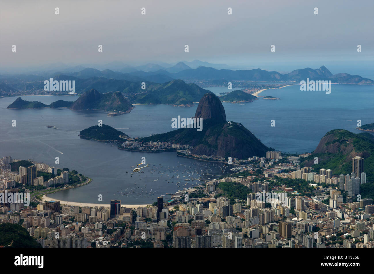 La ville de Rio de Janeiro, Brésil Banque D'Images