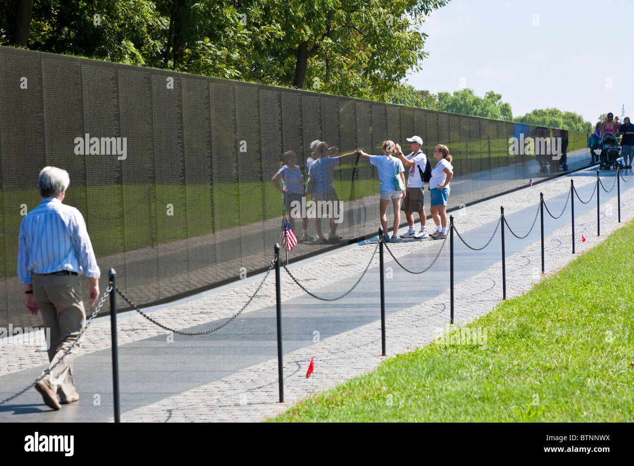Washington DC - Sep 2009 - Vietnam Veterans Memorial à Washington DC Banque D'Images
